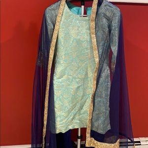 Pakistani formal wear 3 piece suit